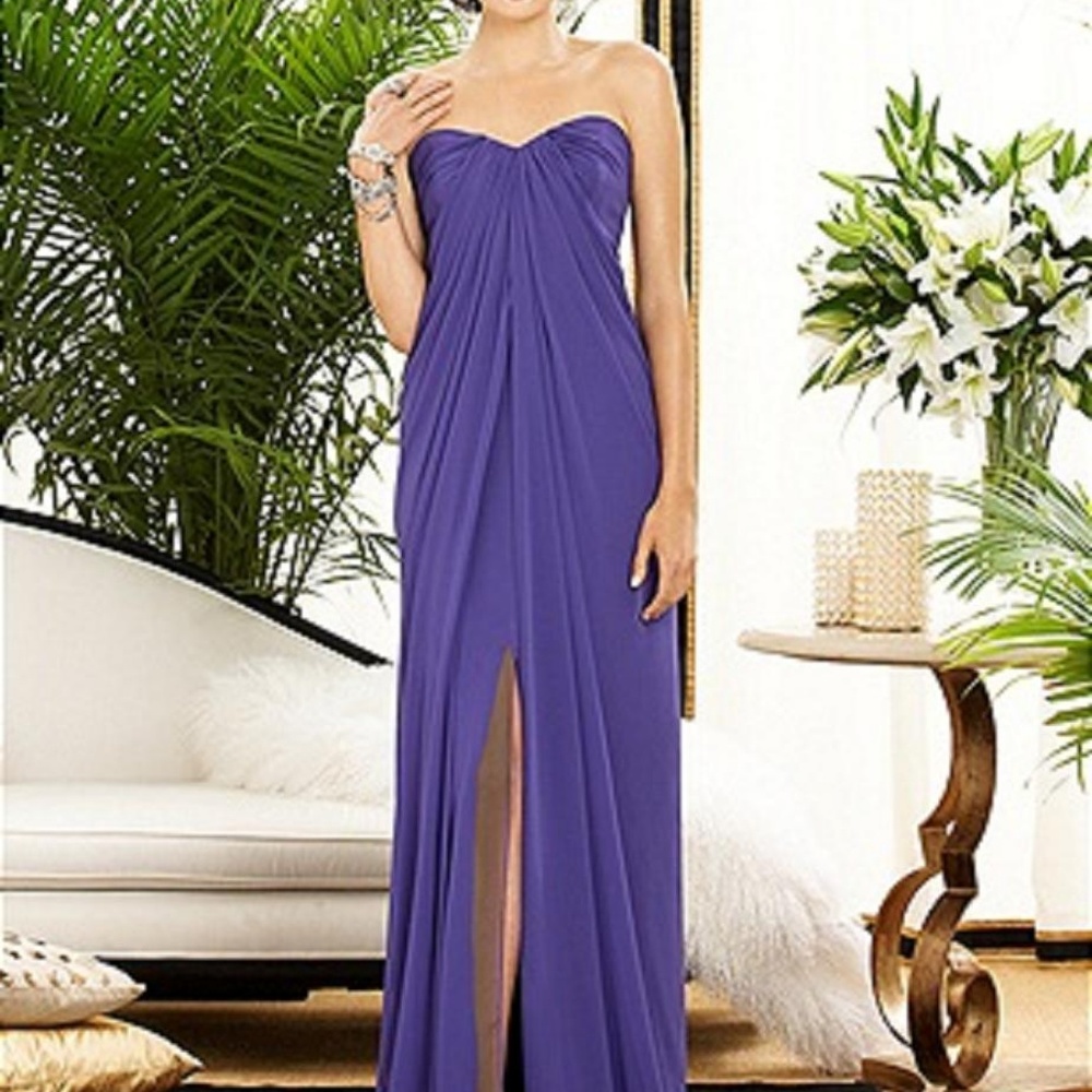Dessy Collection Bridesmaid Dress 2879 Claret